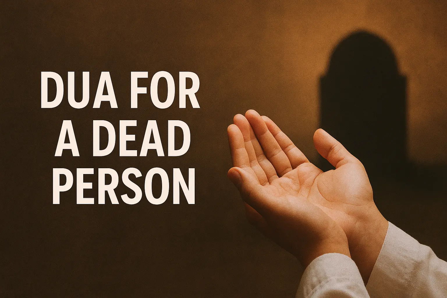 Dua for a Dead Person Islamic Prayers for Those Who Have Passed Away